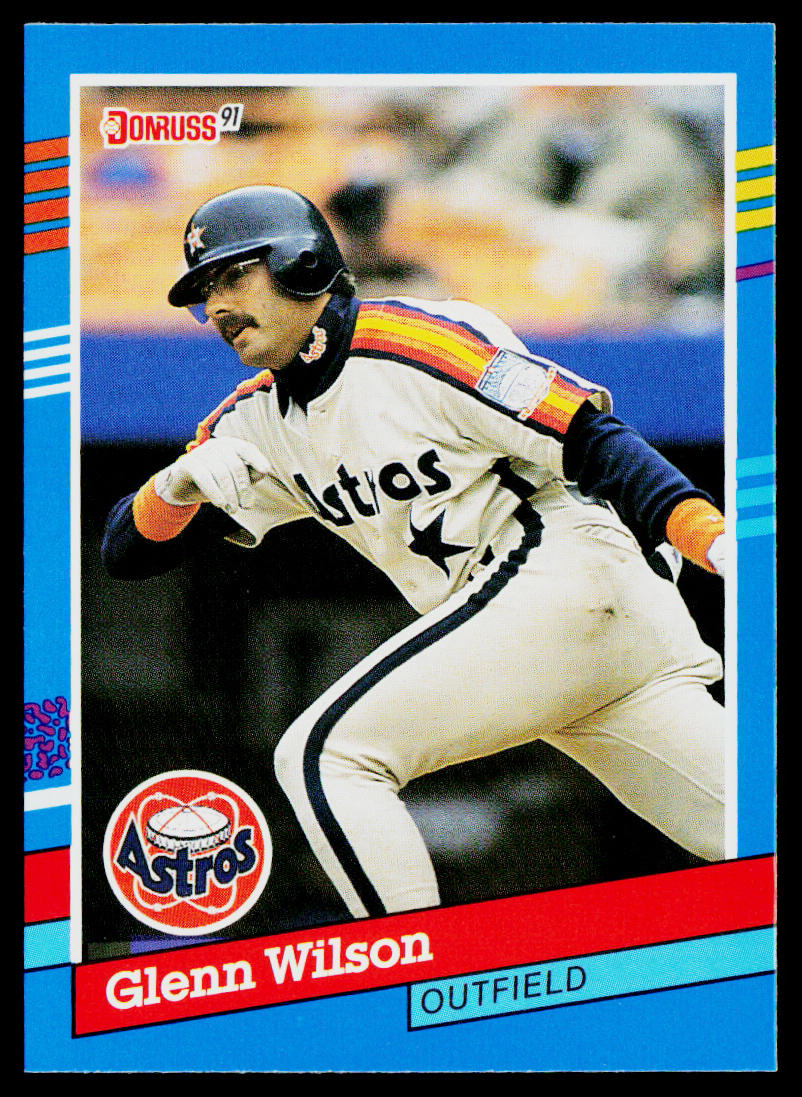 Glenn Wilson 1991 Donruss #156b Houston Astros