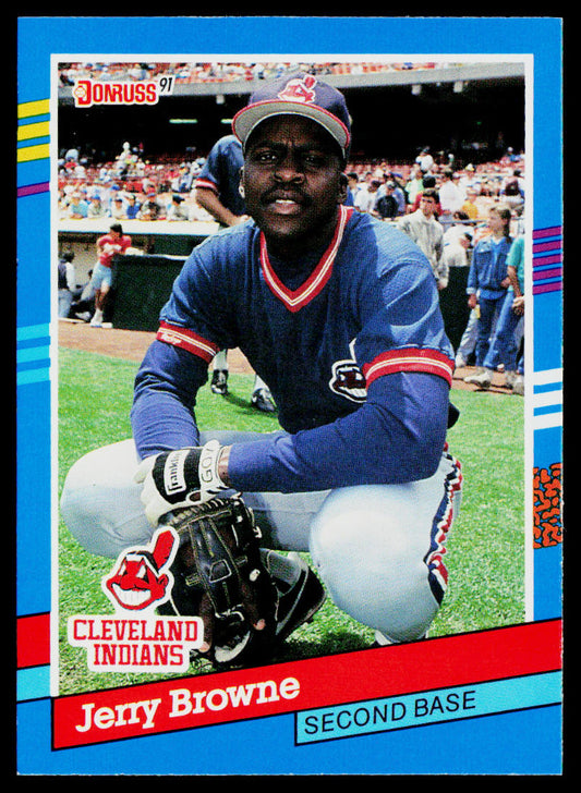Jerry Browne 1991 Donruss #162 Cleveland Indians