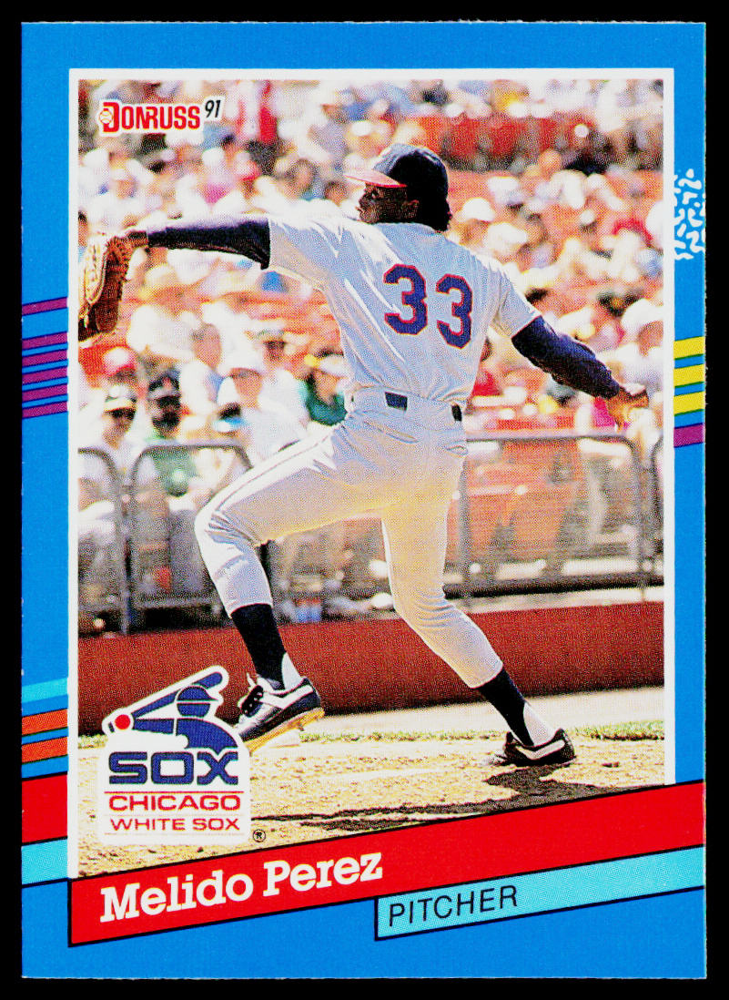 Melido Perez 1991 Donruss #164b Chicago White Sox