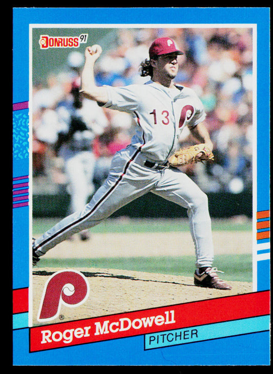 Roger McDowell 1991 Donruss #166 Philadelphia Phillies