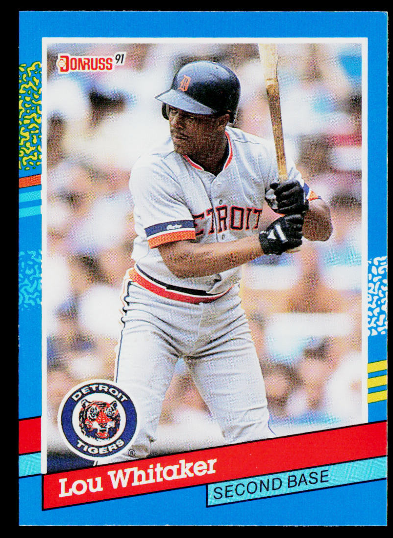 Lou Whitaker 1991 Donruss #174 Detroit Tigers
