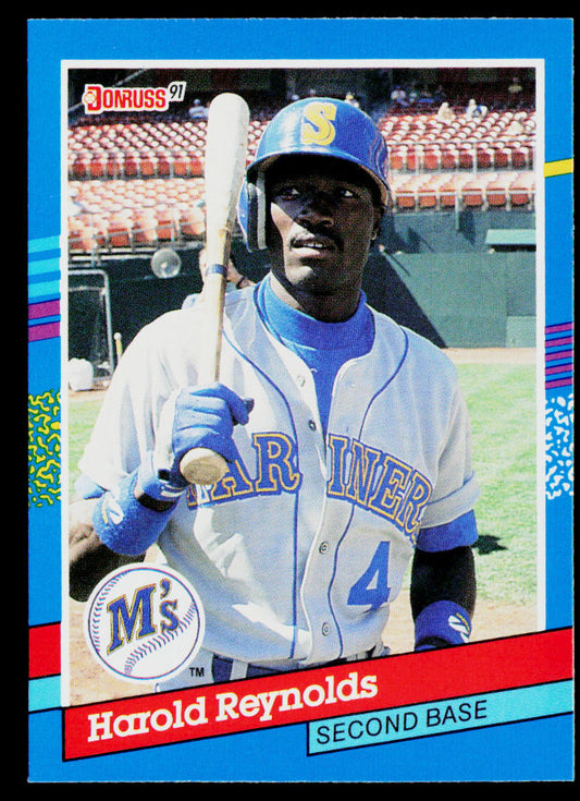Harold Reynolds 1991 Donruss #175 Seattle Mariners