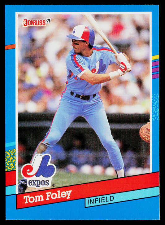 Tom Foley 1991 Donruss #180b Montreal Expos