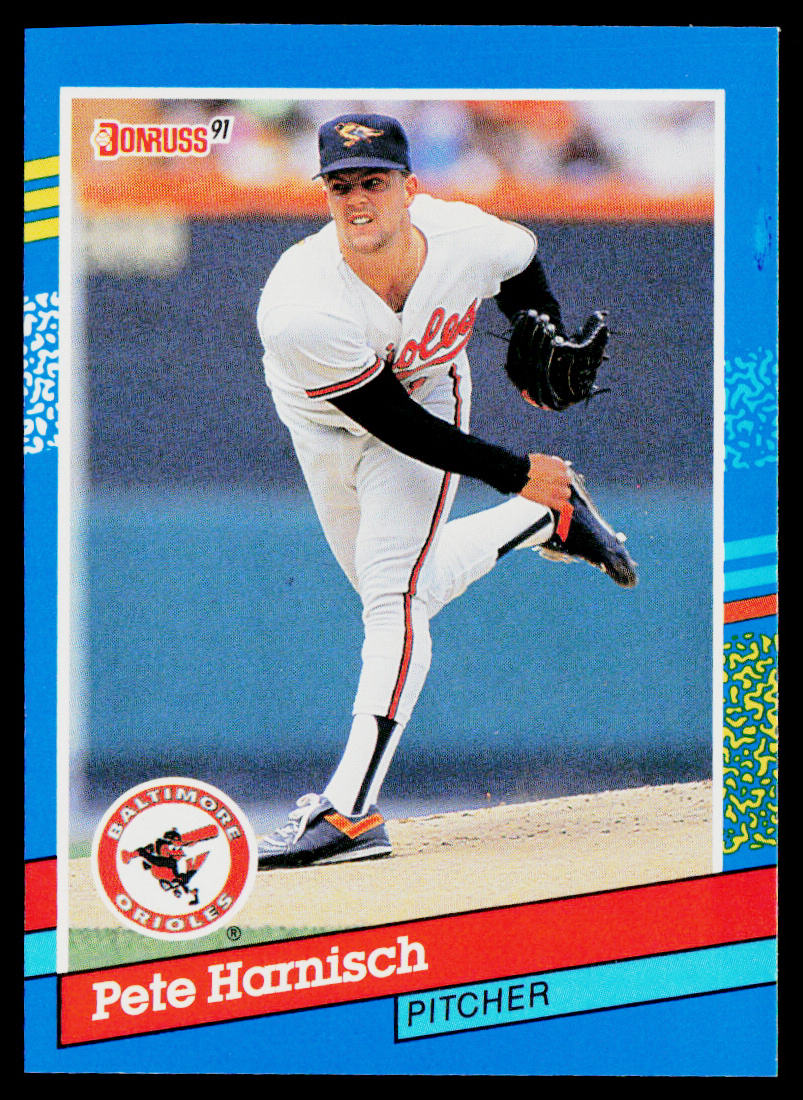 Pete Harnisch 1991 Donruss #181c Baltimore Orioles