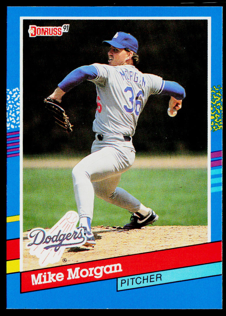 Mike Morgan 1991 Donruss #182c Los Angeles Dodgers