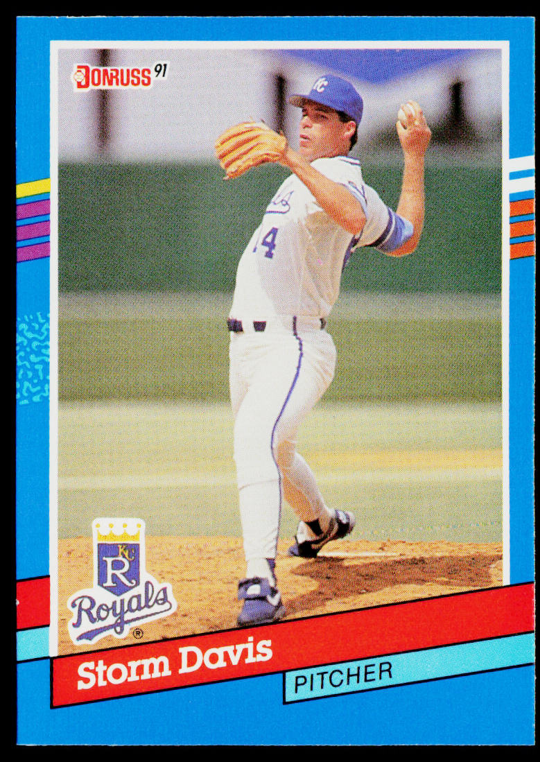Storm Davis 1991 Donruss #185c Kansas City Royals