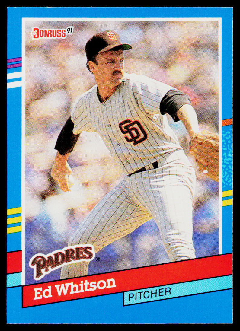 Ed Whitson 1991 Donruss #186 San Diego Padres