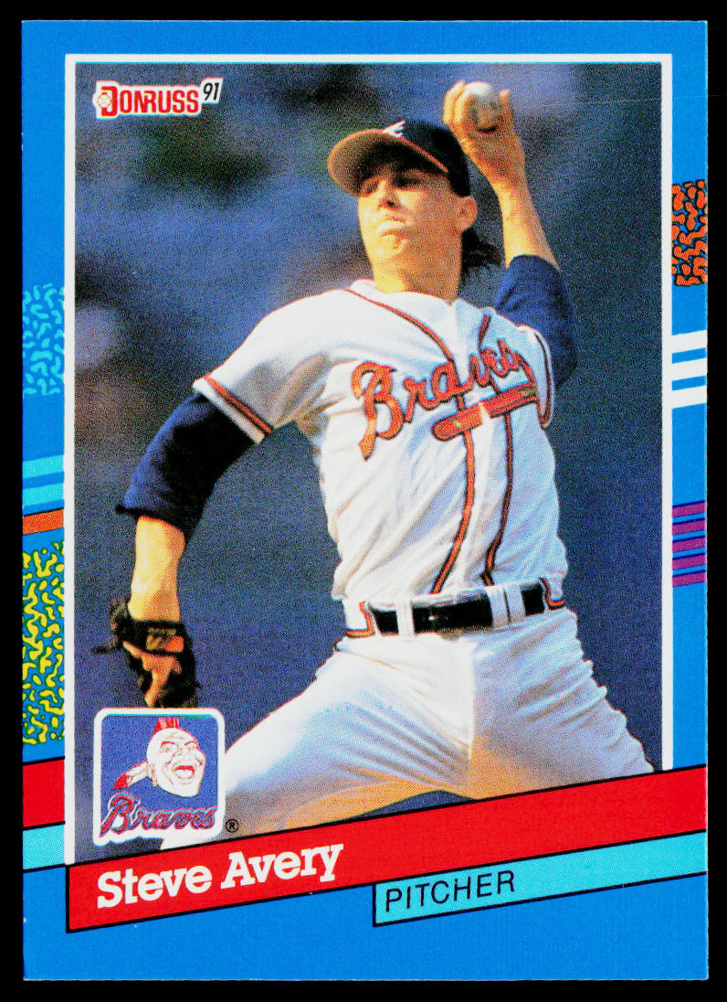 Steve Avery 1991 Donruss #187 Atlanta Braves