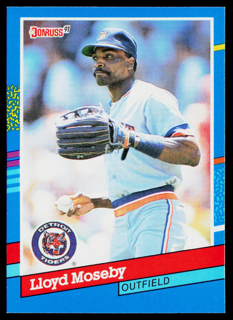 Lloyd Moseby 1991 Donruss #188 Detroit Tigers