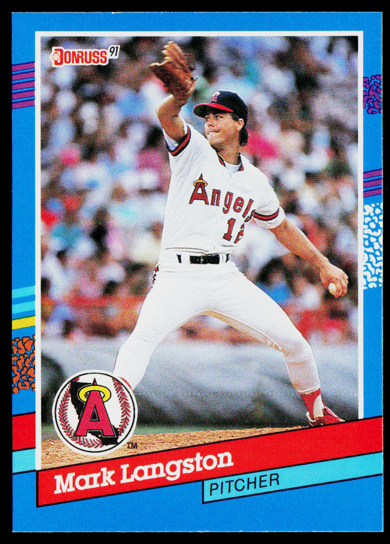 Mark Langston 1991 Donruss #190 California Angels