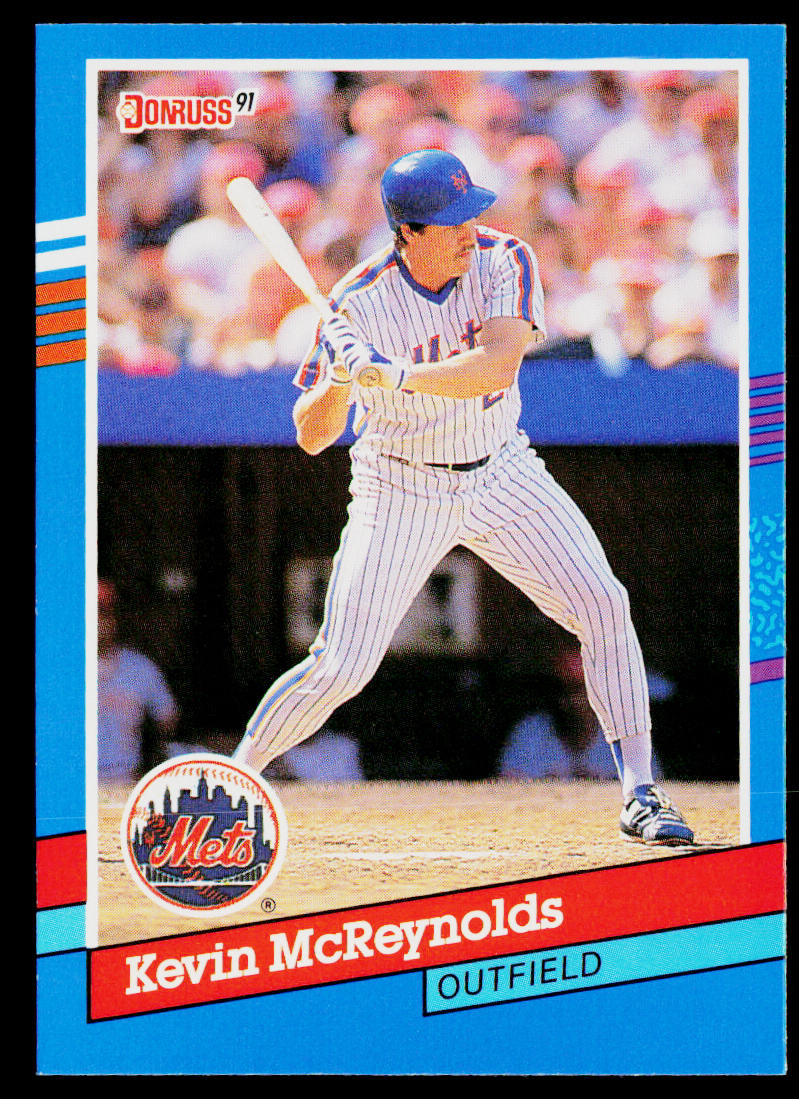 Kevin McReynolds 1991 Donruss #191c New York Mets