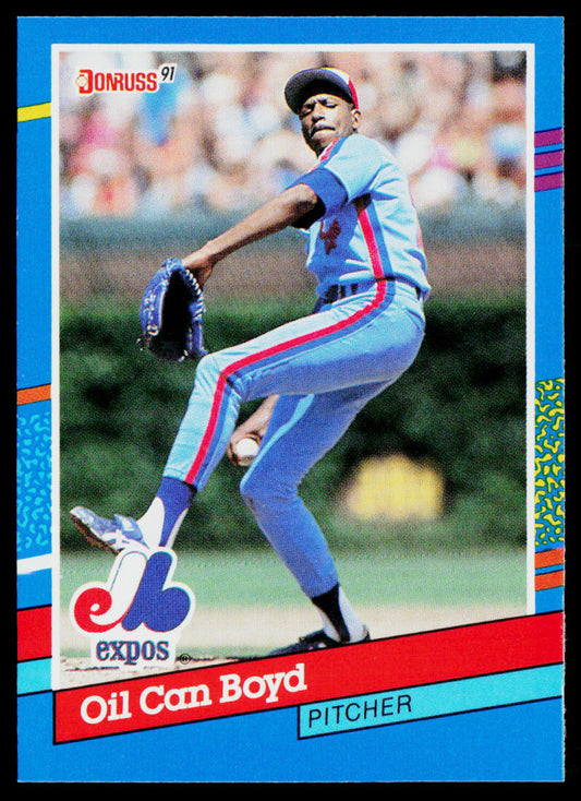 Oil Can Boyd 1991 Donruss #194b Montreal Expos