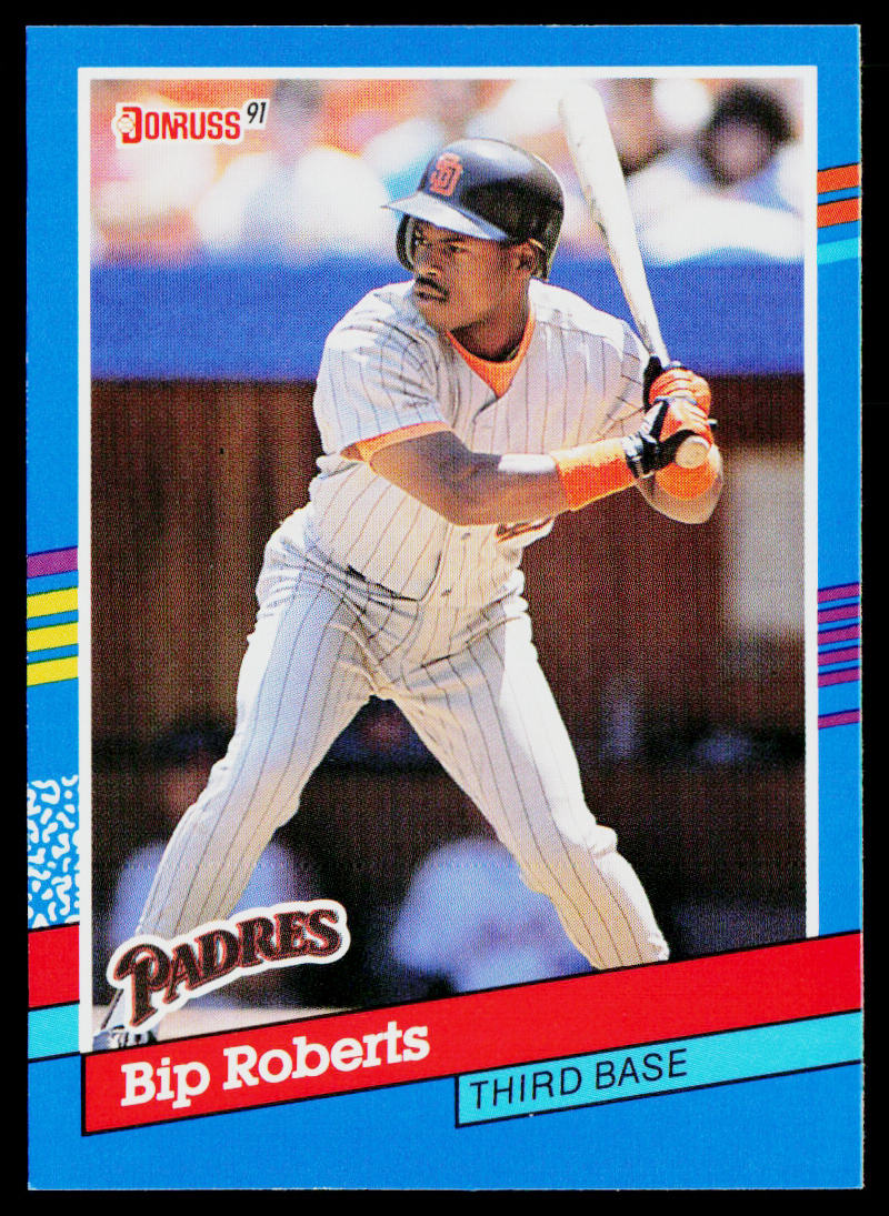 Bip Roberts 1991 Donruss #195b San Diego Padres