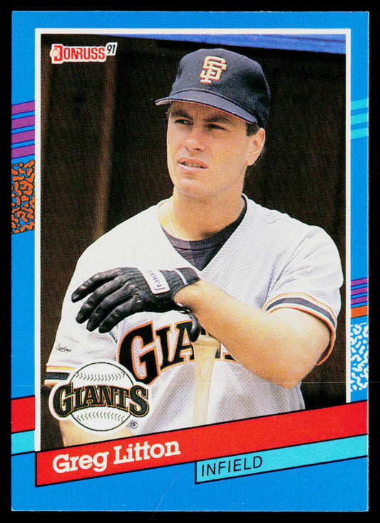 Greg Litton 1991 Donruss #198b San Francisco Giants