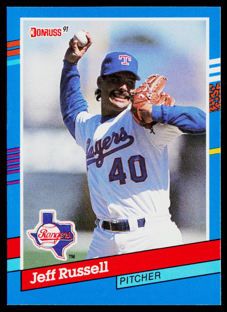 Jeff Russell 1991 Donruss #202 Texas Rangers