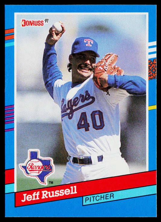 Jeff Russell 1991 Donruss #202 Texas Rangers