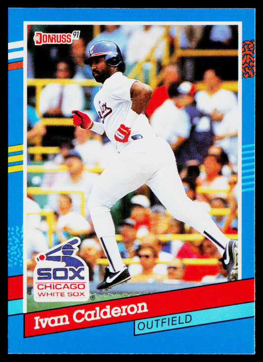 Ivan Calderon 1991 Donruss #203b Chicago White Sox