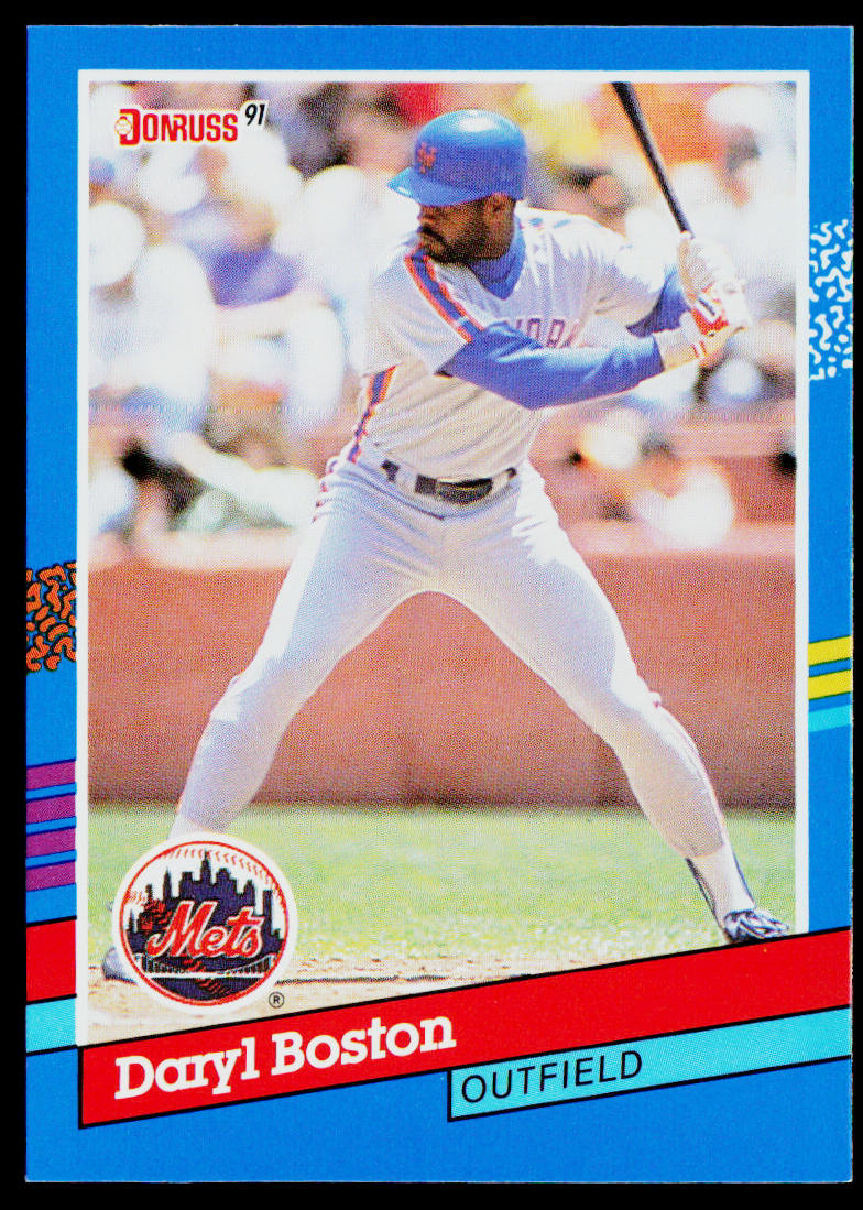 Daryl Boston 1991 Donruss #210 New York Mets