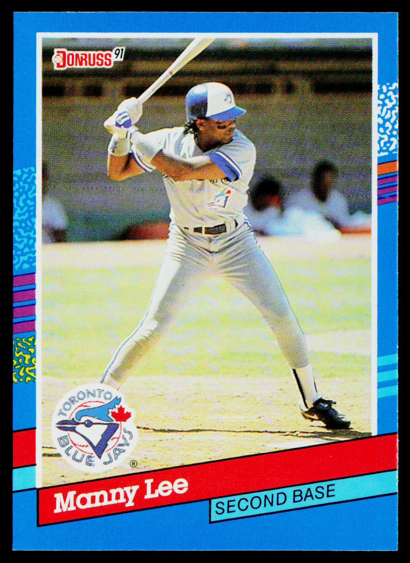 Manny Lee 1991 Donruss #211b Toronto Blue Jays