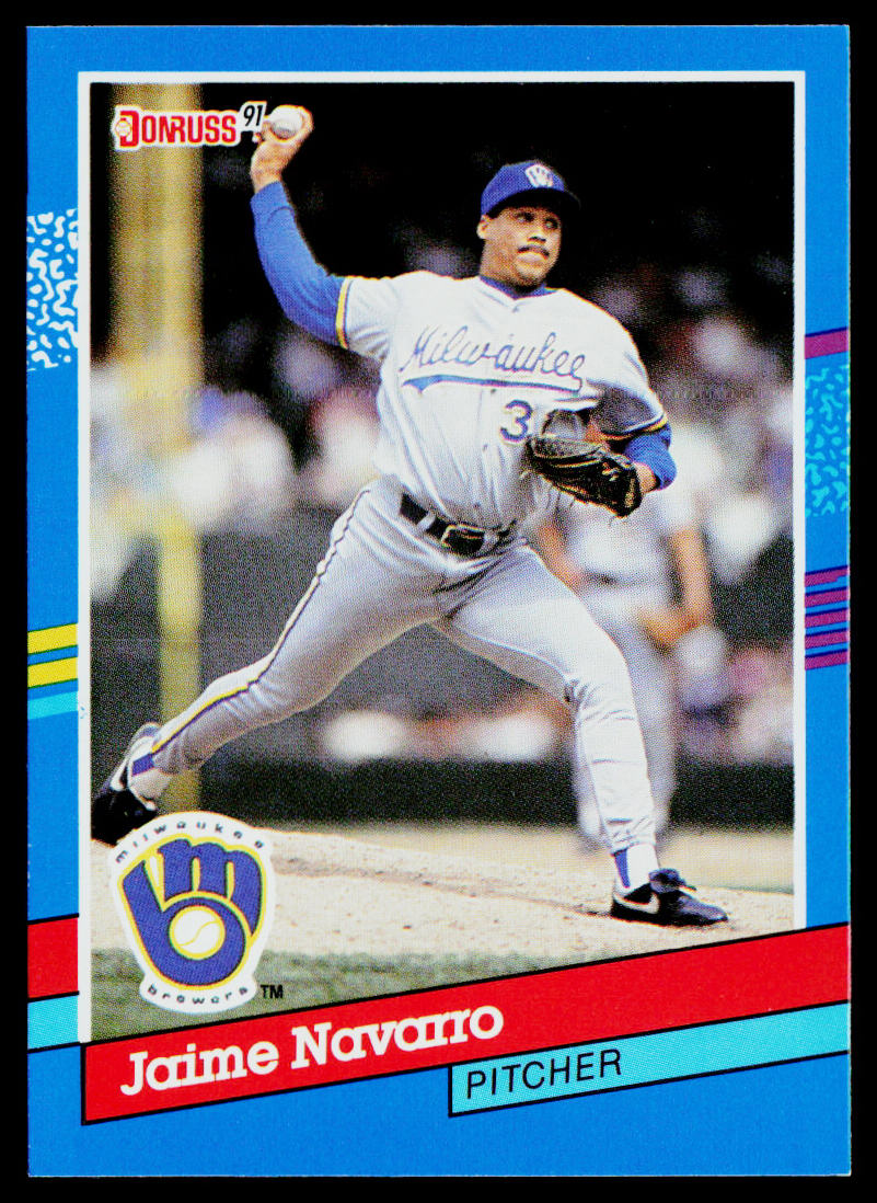 Jaime Navarro 1991 Donruss #216 Milwaukee Brewers