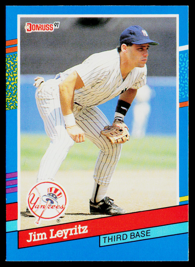Jim Leyritz 1991 Donruss #219 New York Yankees