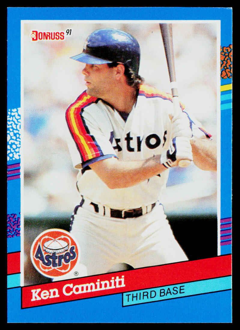 Ken Caminiti 1991 Donruss #221c Houston Astros