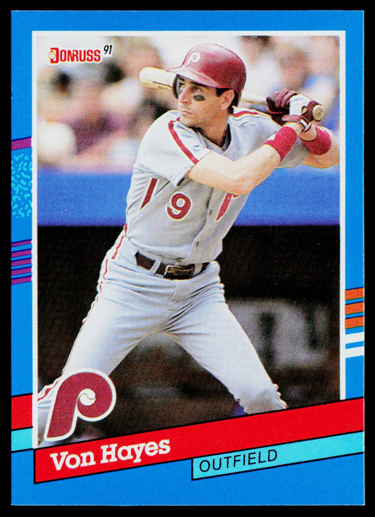 Von Hayes 1991 Donruss #222 Philadelphia Phillies