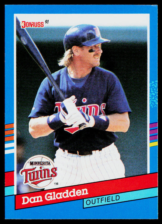 Dan Gladden 1991 Donruss #228b Minnesota Twins