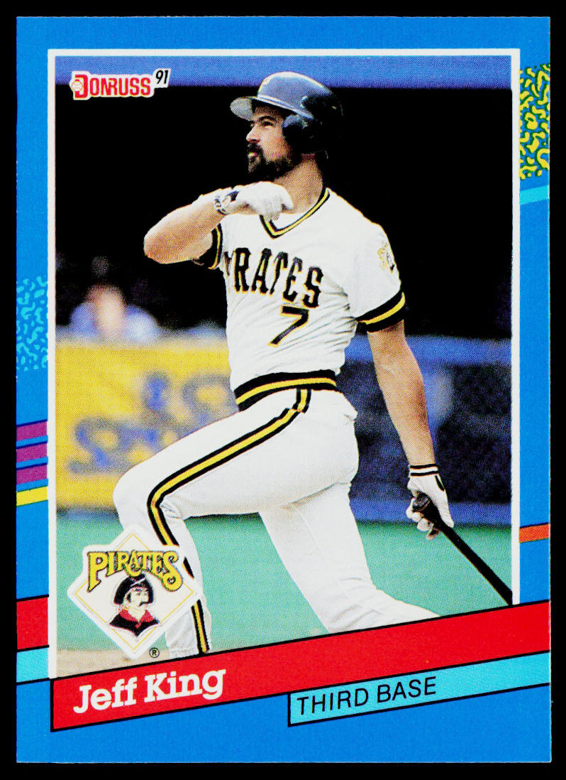 Jeff King 1991 Donruss #233 Pittsburgh Pirates