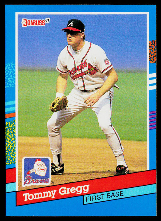 Tommy Gregg 1991 Donruss #244 Atlanta Braves