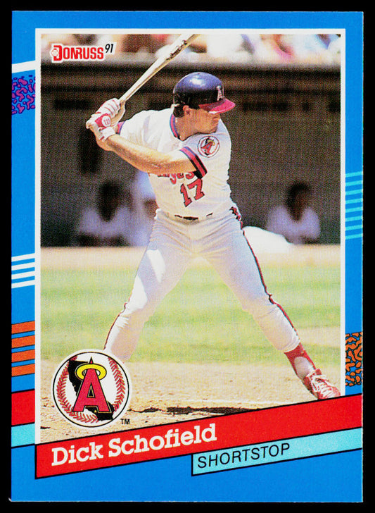 Dick Schofield 1991 Donruss #262 California Angels