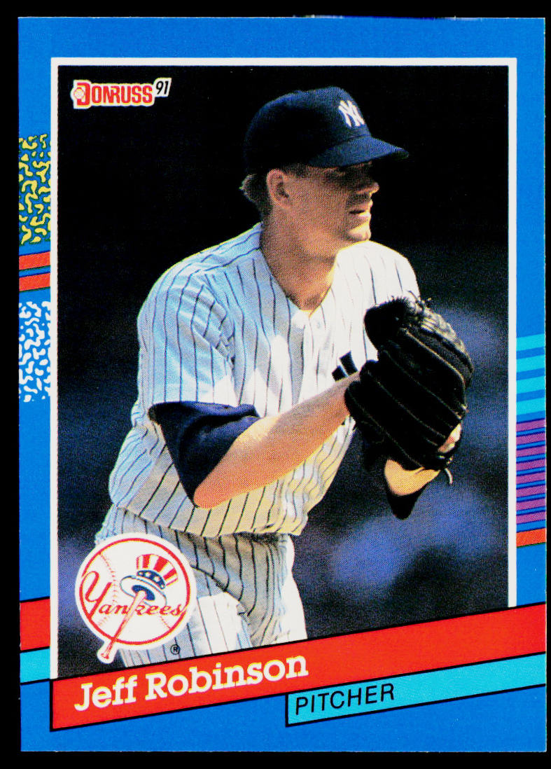 Jeff Robinson 1991 Donruss #291c New York Yankees