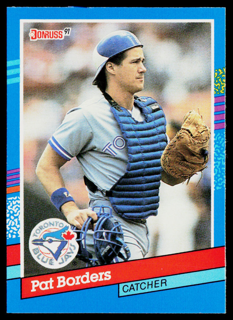 Pat Borders 1991 Donruss #317c Toronto Blue Jays