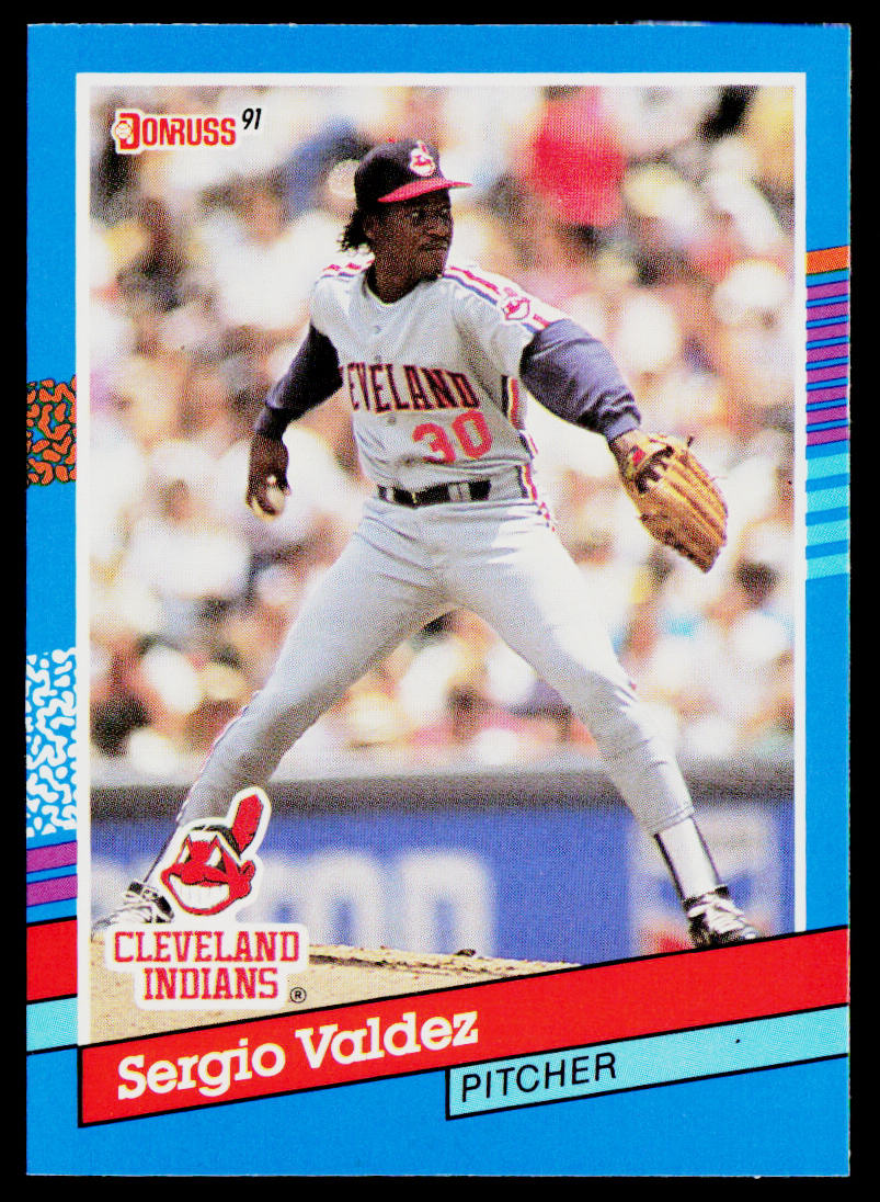 Sergio Valdez 1991 Donruss #344 Cleveland Indians