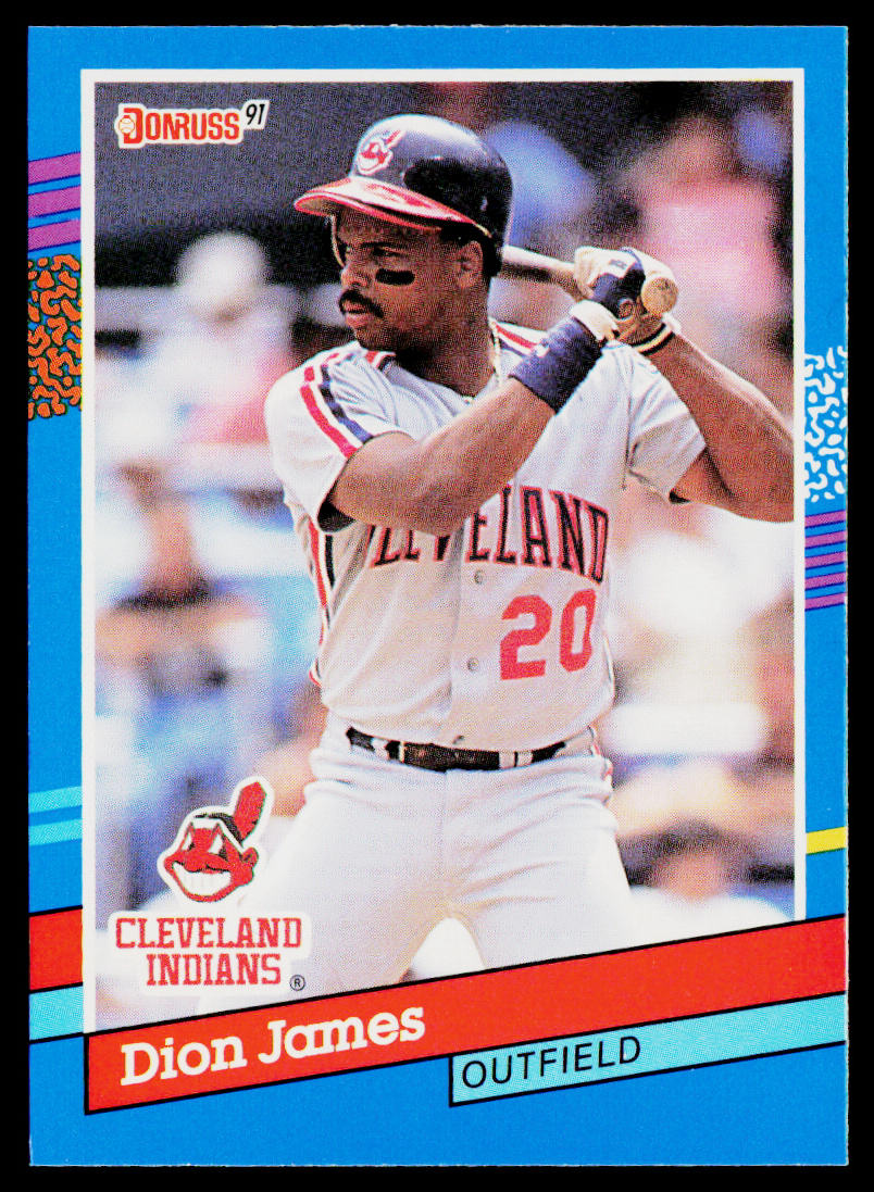 Dion James 1991 Donruss #348 Cleveland Indians