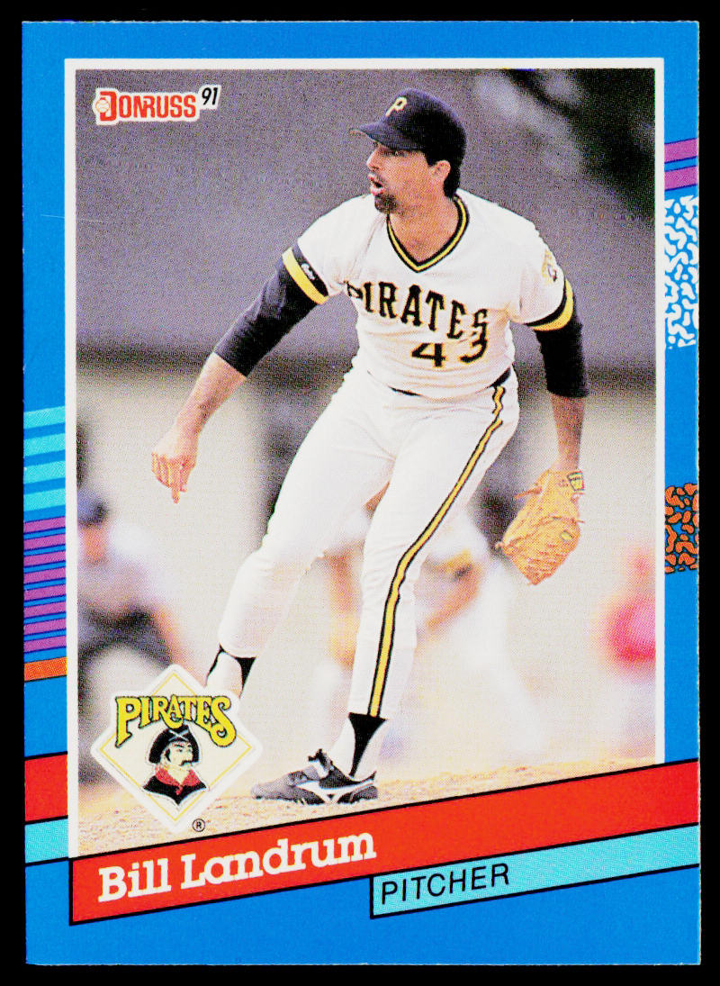 Bill Landrum 1991 Donruss #350b Pittsburgh Pirates