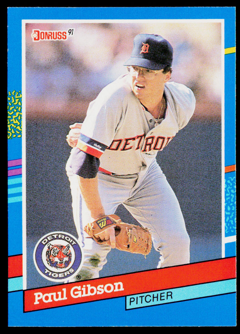 Paul Gibson 1991 Donruss #353b Detroit Tigers