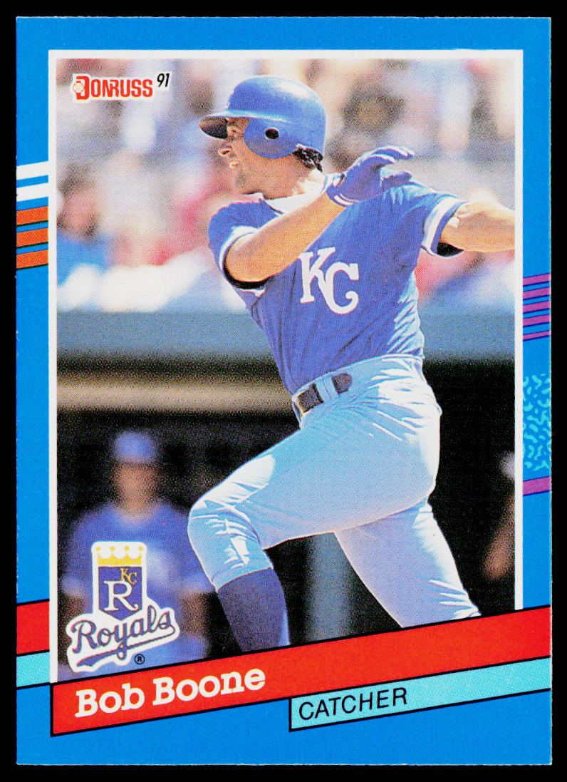 Bob Boone 1991 Donruss #356 Kansas City Royals