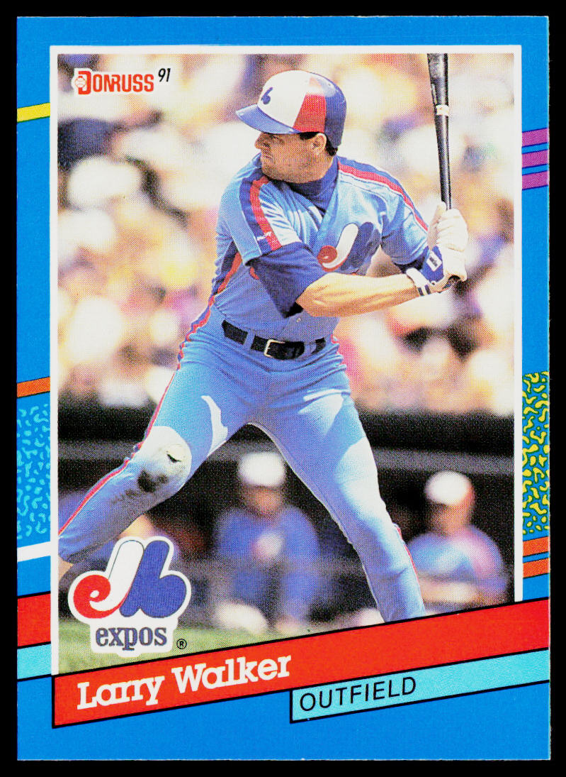 Larry Walker 1991 Donruss #359 Montreal Expos