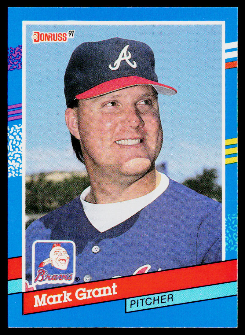 Mark Grant 1991 Donruss #361b Atlanta Braves