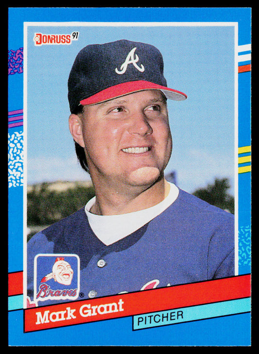 Mark Grant 1991 Donruss #361b Atlanta Braves