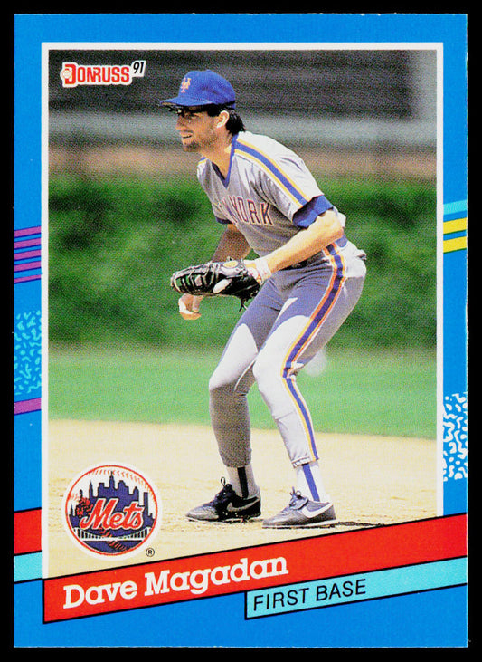 Dave Magadan 1991 Donruss #362b New York Mets