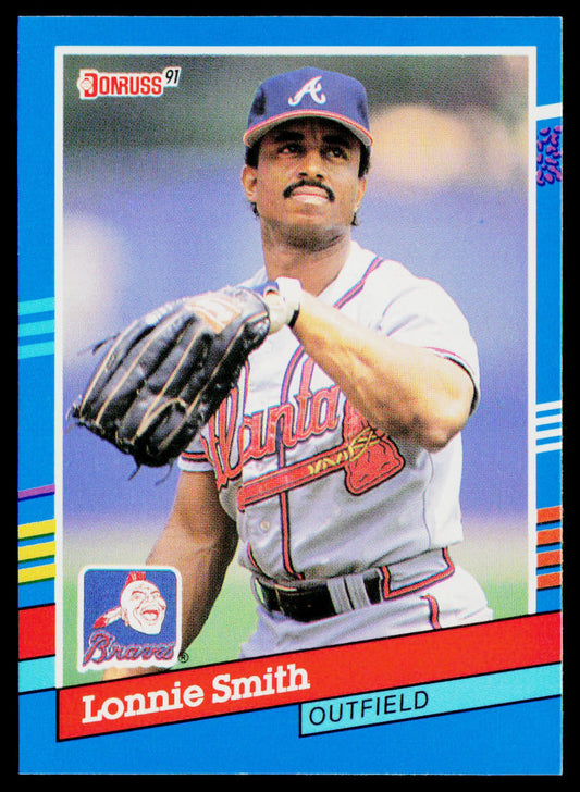 Lonnie Smith 1991 Donruss #364 Atlanta Braves