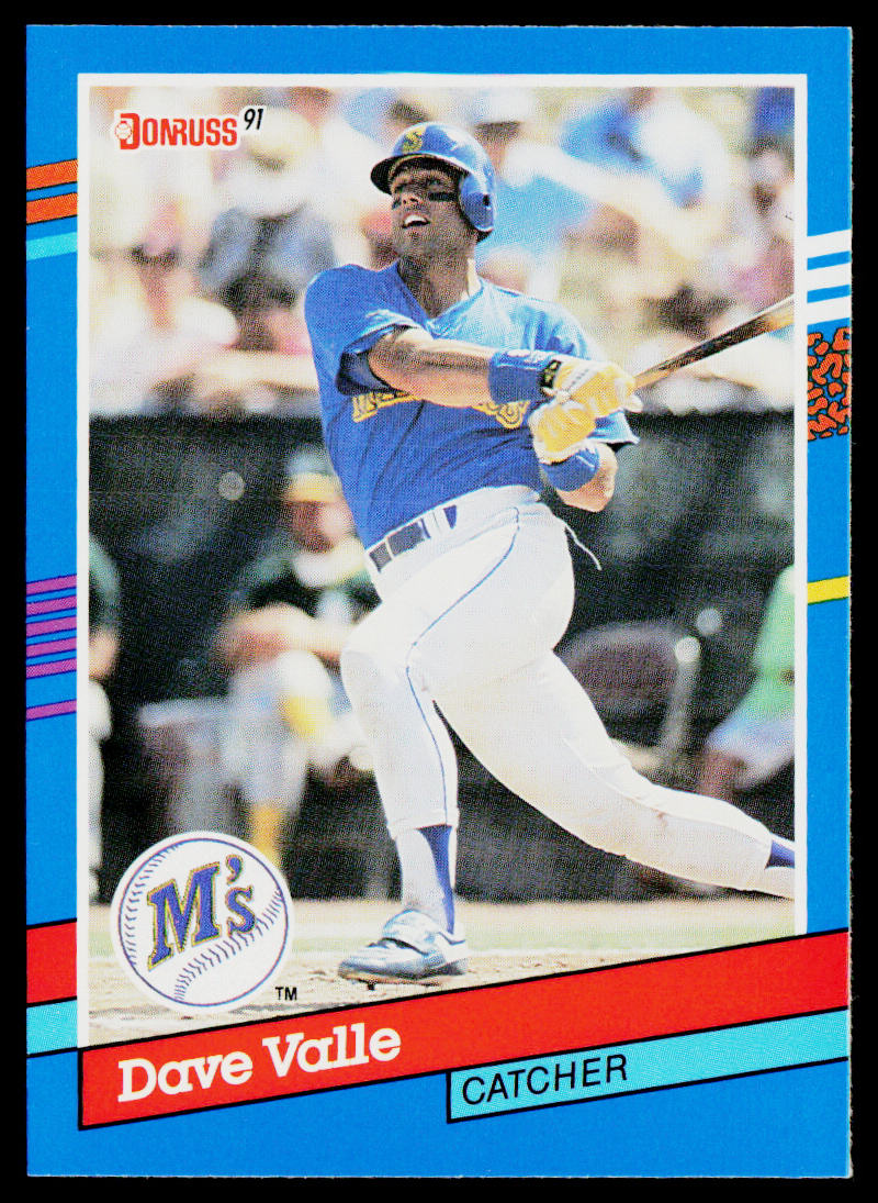Dave Valle 1991 Donruss #366 Seattle Mariners