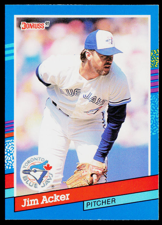 Jim Acker 1991 Donruss #368 Toronto Blue Jays