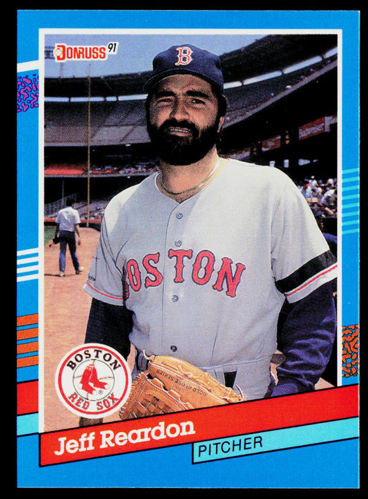 Jeff Reardon 1991 Donruss #369b Boston Red Sox