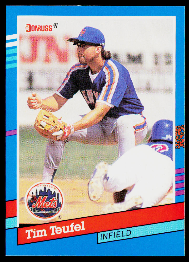 Tim Teufel 1991 Donruss #370 New York Mets