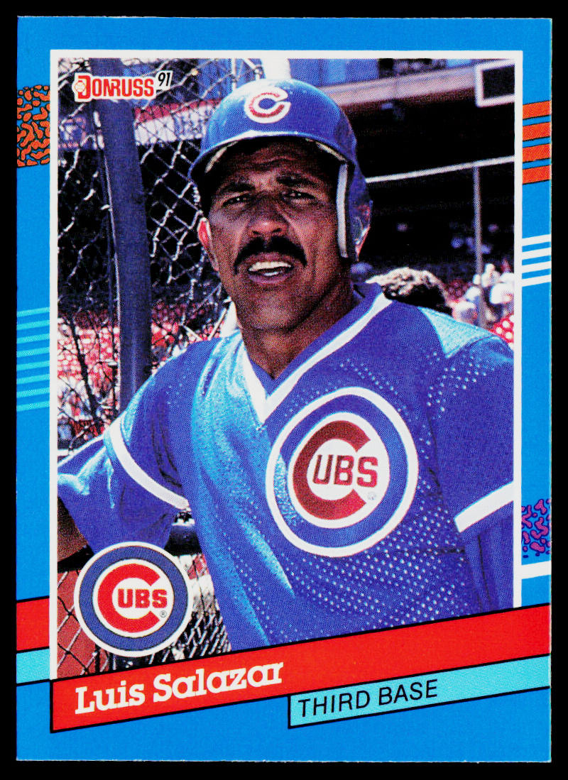 Luis Salazar 1991 Donruss #372 Chicago Cubs