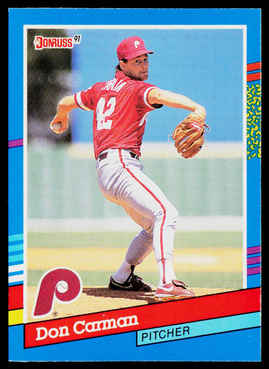 Don Carman 1991 Donruss #377b Philadelphia Phillies