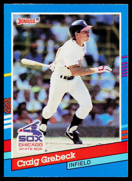 Craig Grebeck 1991 Donruss #378 Chicago White Sox